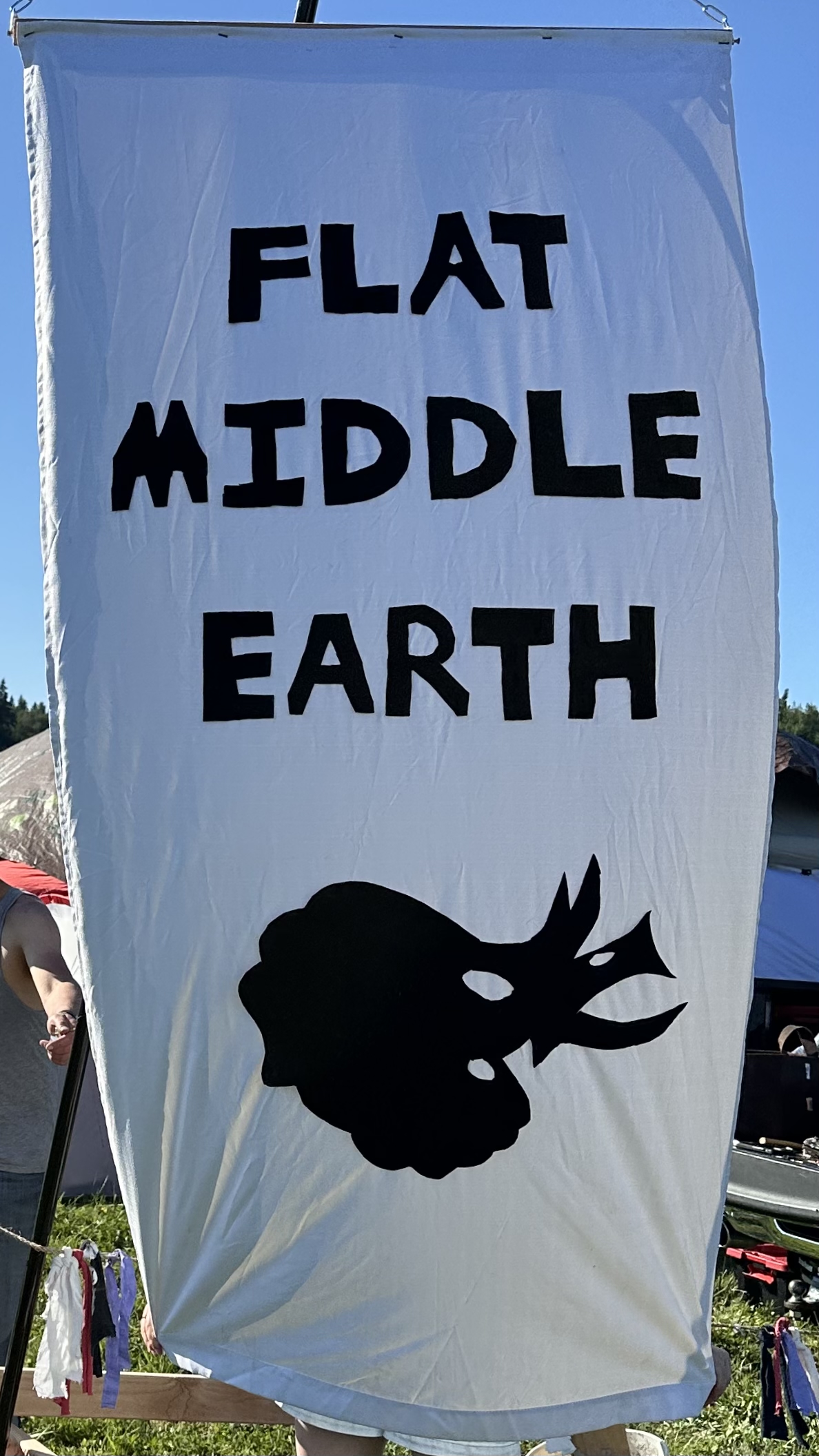 Flat Middle Earth banner